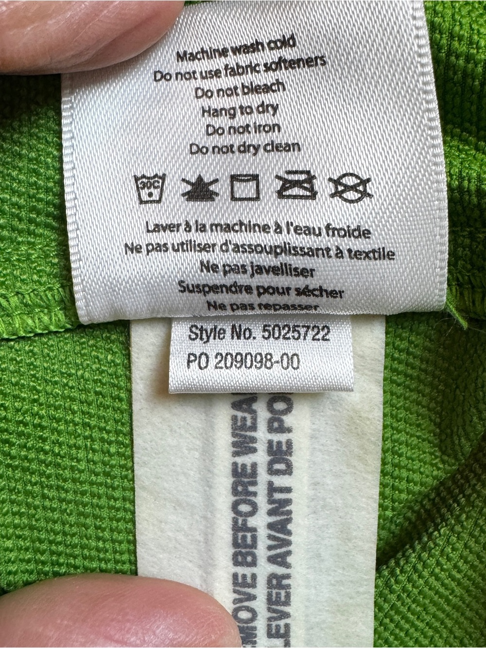 MEC Two-Tone Green Performance Softshell Jacket Medium - Picture 10 of 10